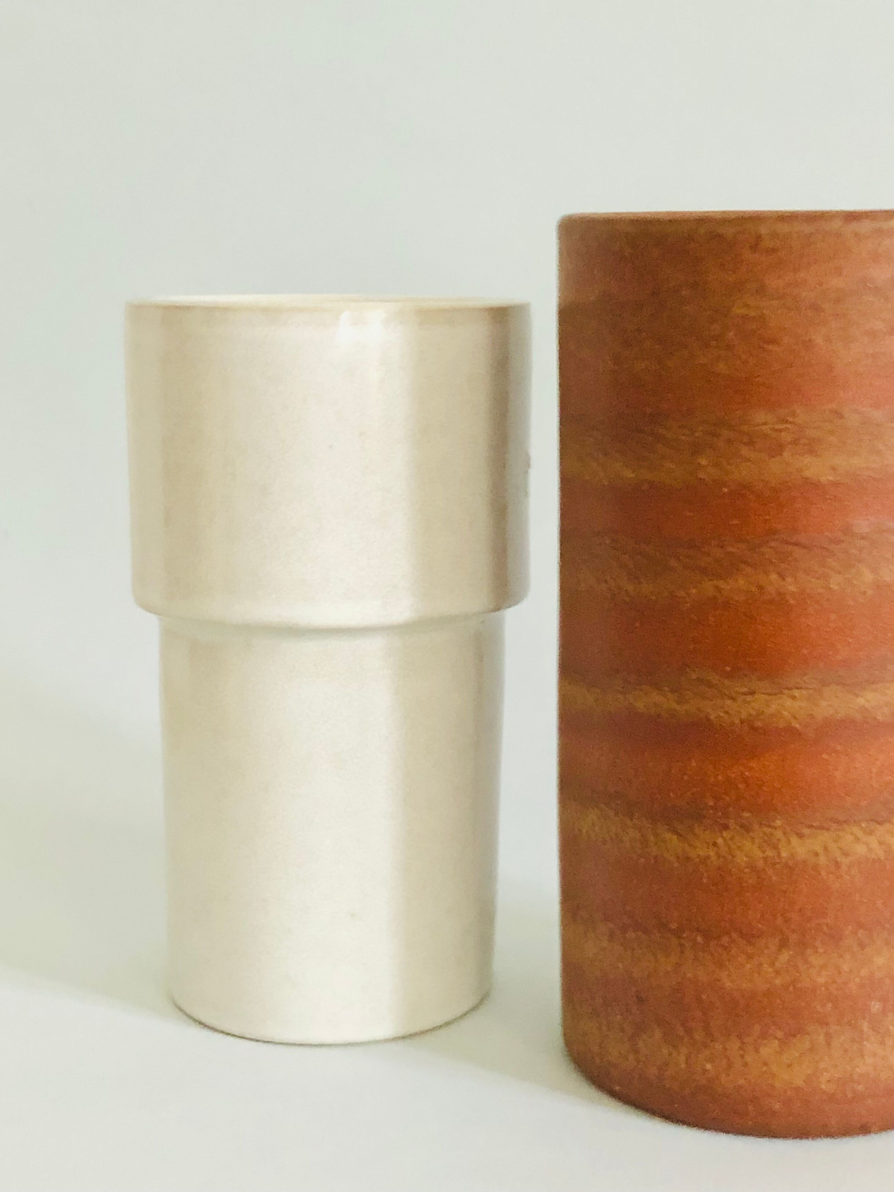 Vintage Dutch vase duo