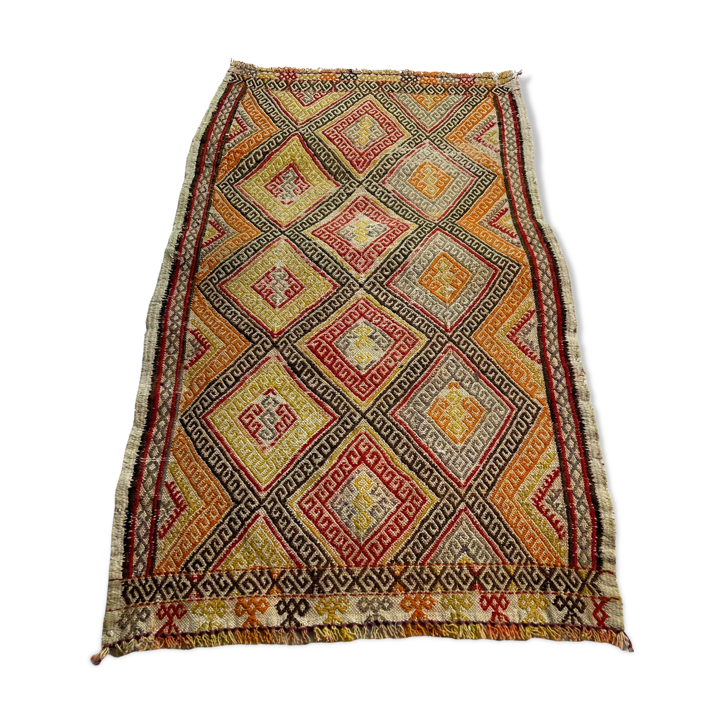Tapis kilim turc vintage 84 x 50 cm