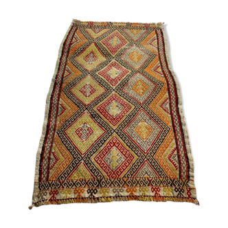 Vintage turkish kilim rug , 84 x 50 cm