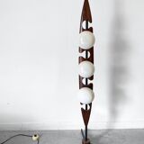 vintage Reggiani 3 opaline floor lamp, 1960