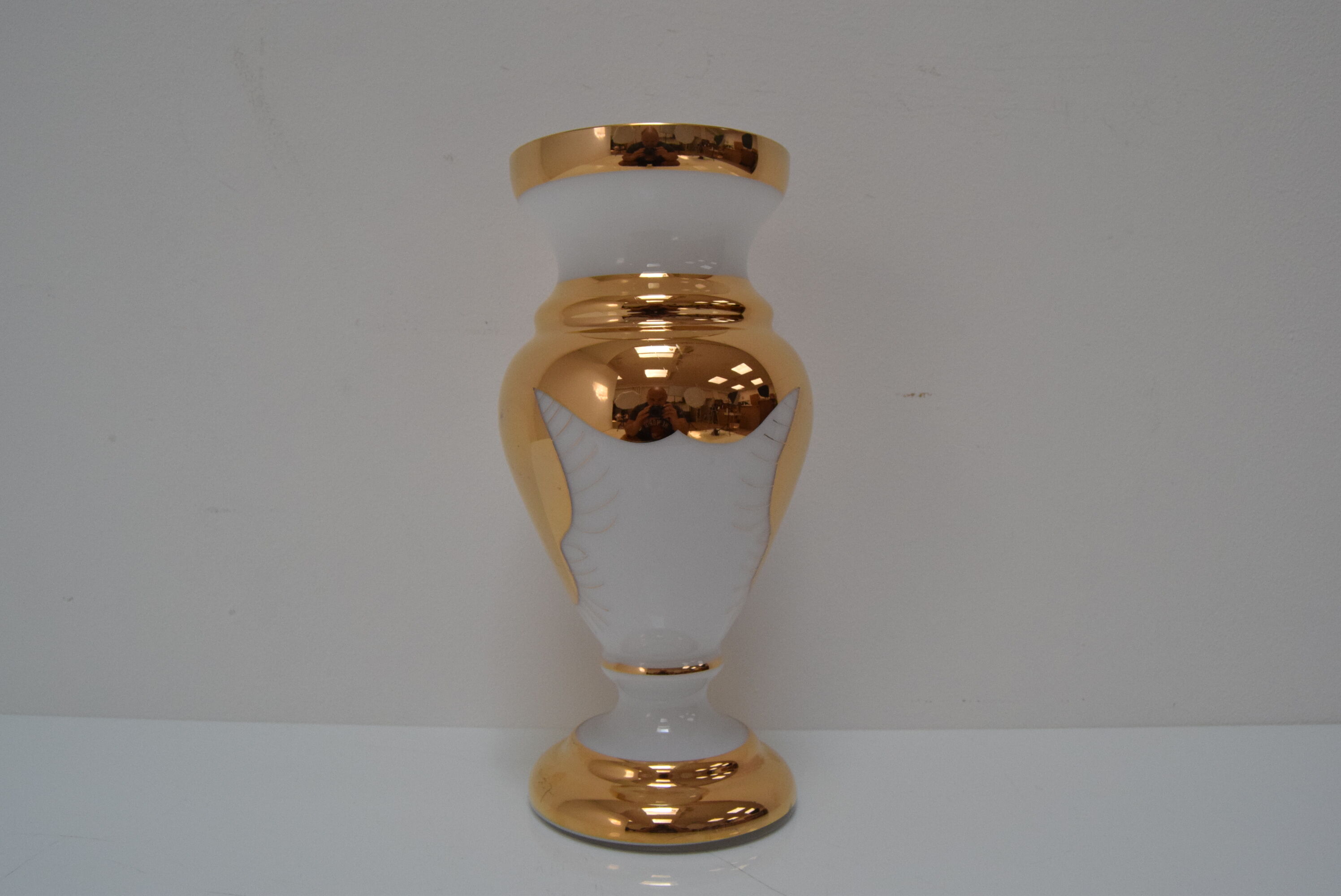 Art glass vase Novy Bor 1960s