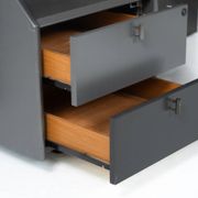 Large Artona Desk by Afra & Tobia Scarpa for Maxalto, 1970s