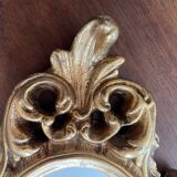Golden rockery mirror