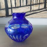 Bohemian crystal vase