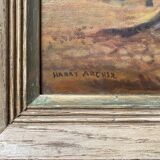 Painting HST/P circa 1950 "Autumn Landscape" by Harry Archer (Washington)