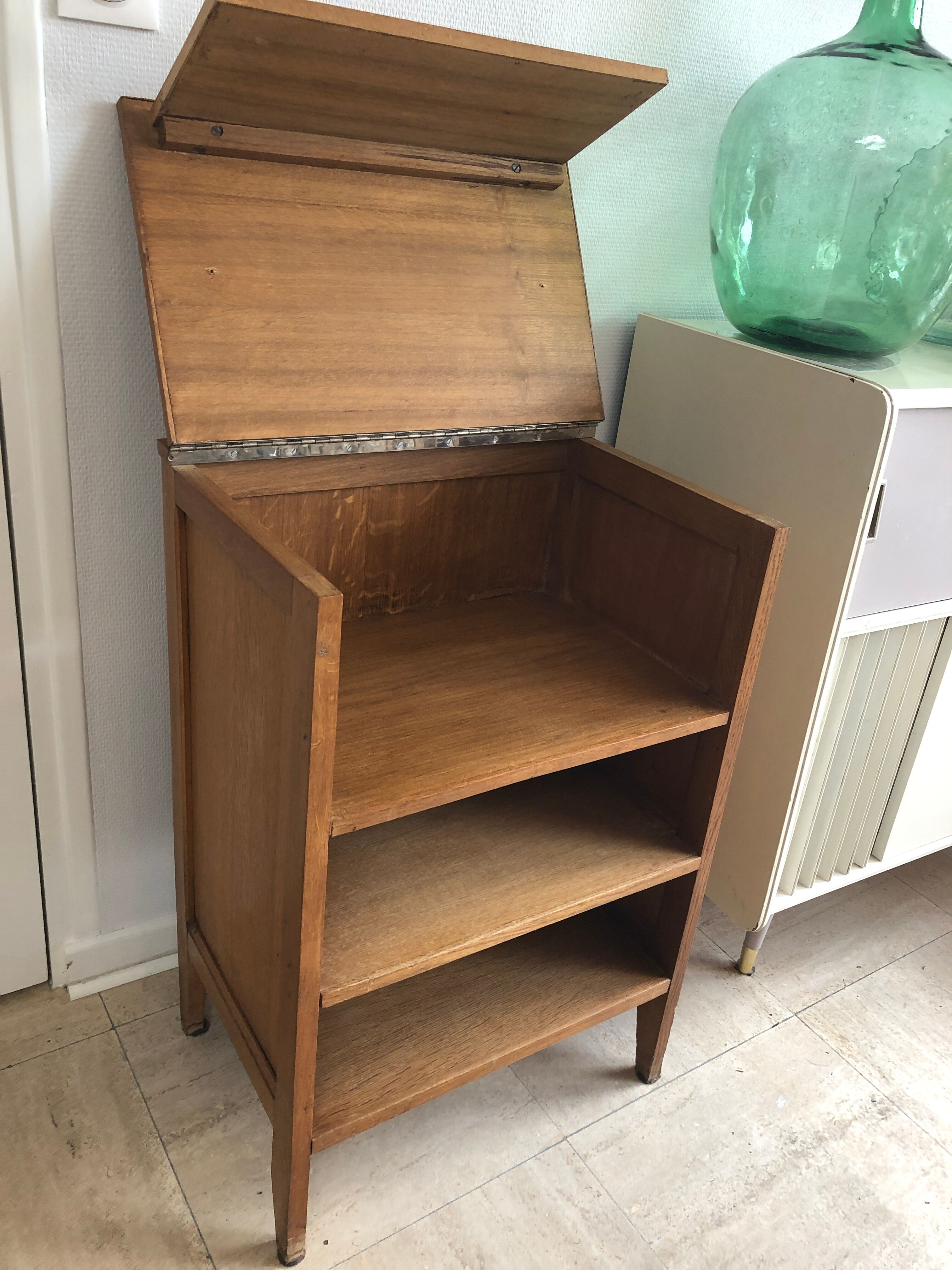 Meuble pour platine et vinyle vintage 1960