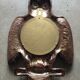 Bulging mirror or witch's eye - owl shape - vintage 1960