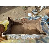 Pair of enamelled cast iron planters from 1900 from Charleville-Mézières