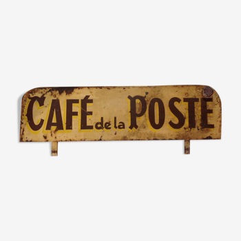 Old sign Café de le Poste