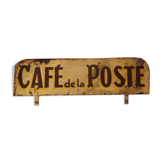 Old sign Café de le Poste
