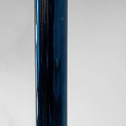 1970s Italian Modern Dark Green Glazed Wood Coat Rack