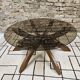 Table basse brutalist vintage 1970"