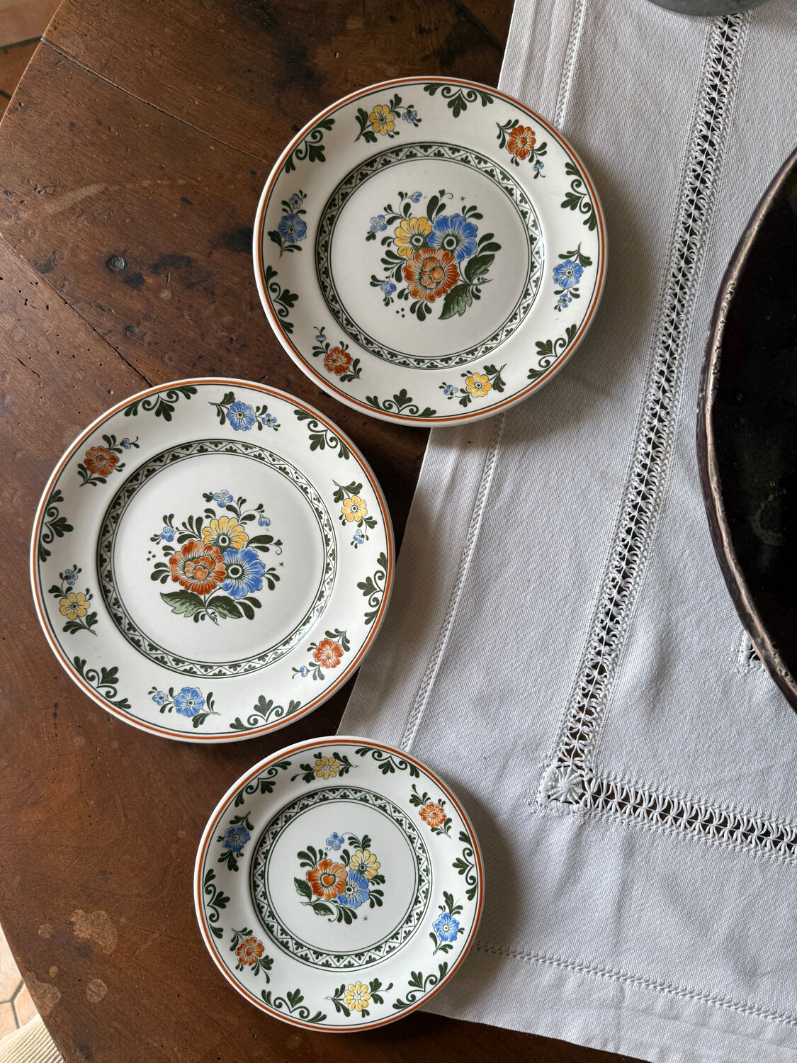 3 Villeroy & Boch plates - Alt Amsterdam