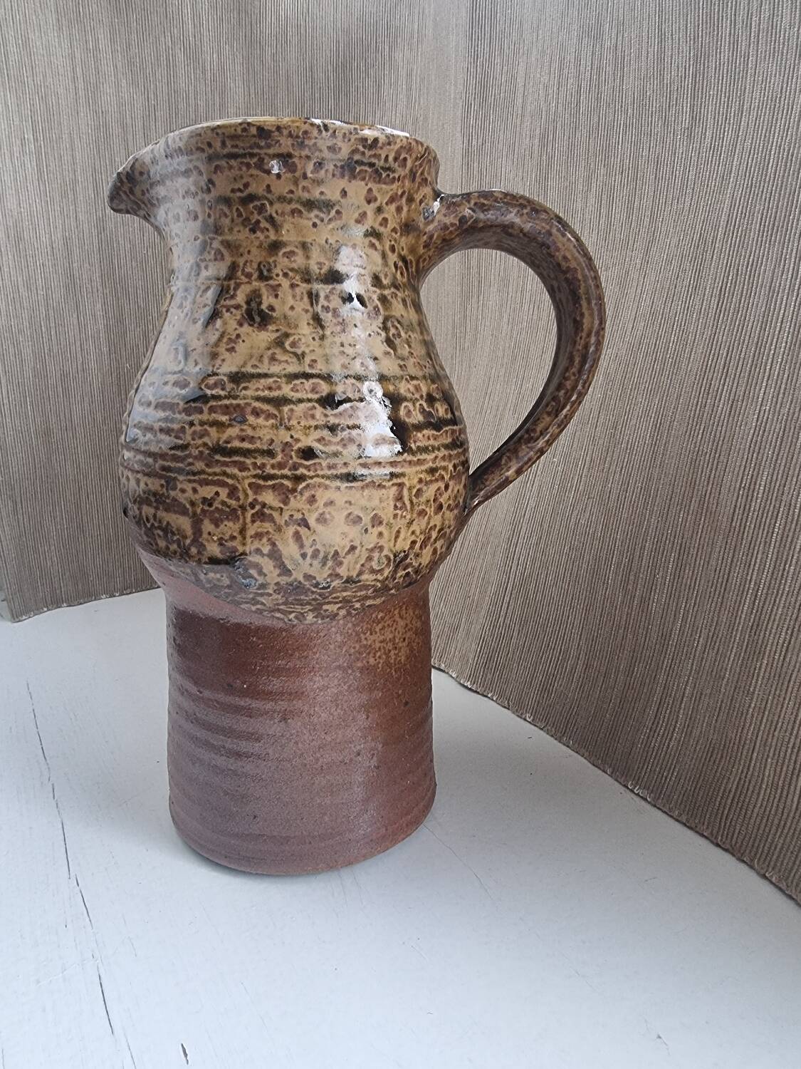 Pyrite sandstone vase from La Borne 1960