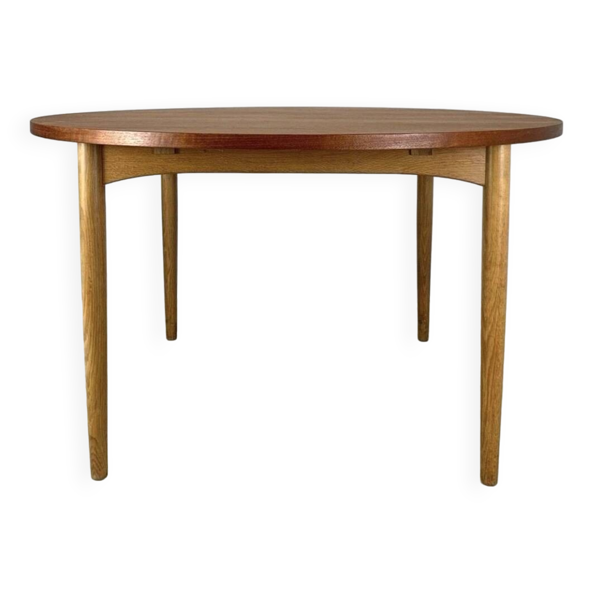 Danish Dining Table Teak & Oak 1960s