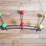 Vintage wall coat rack