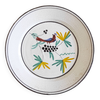 Bird plate from Forges-les-eaux