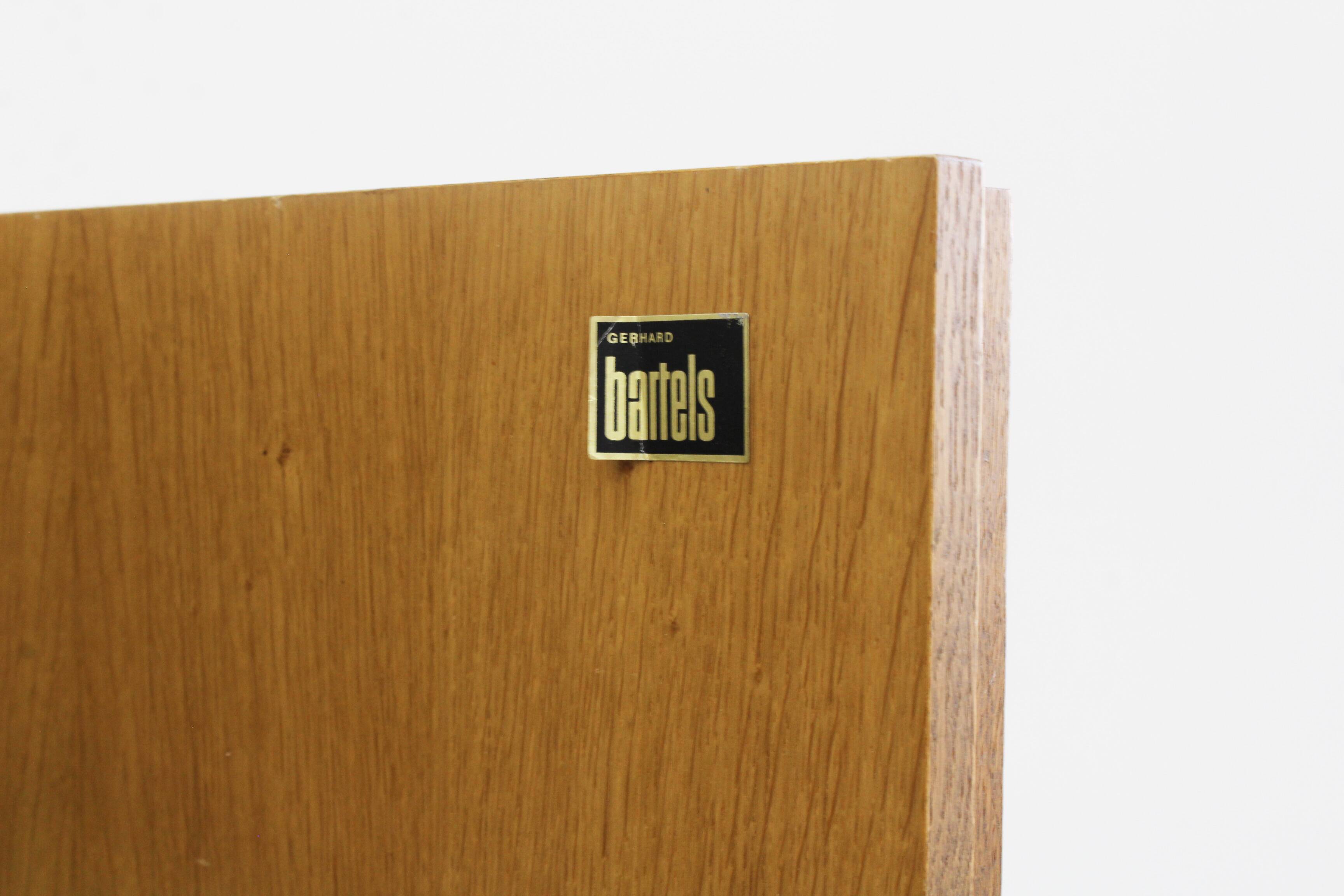 Vintage Brutalist high cabinet 1970s Gerhard Bartels