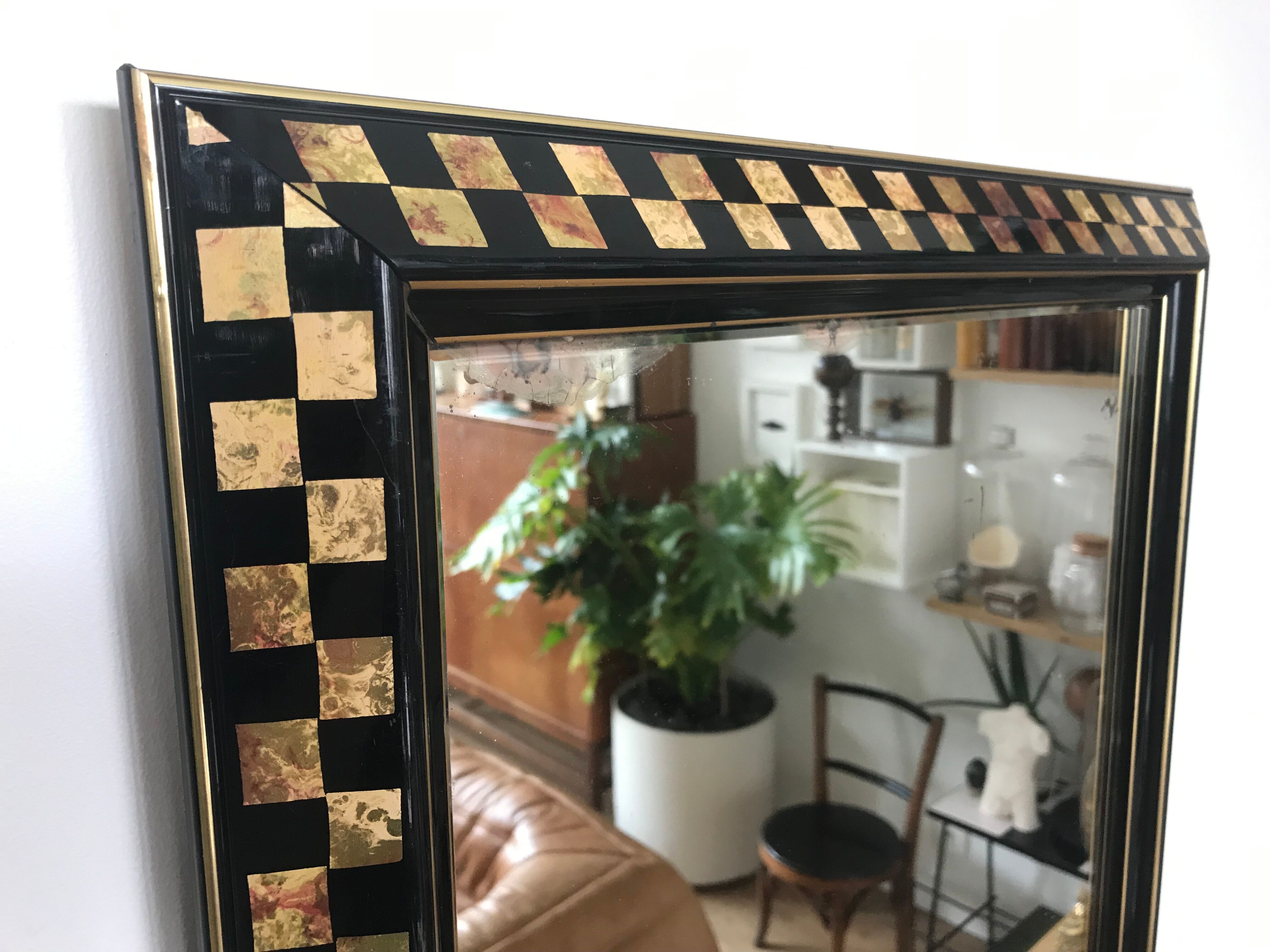 Mirror checkerboard 70 x 52 cm