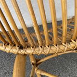 Rattan basket chair