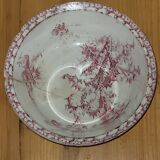 Salad bowl opaque porcelain of Gien - old