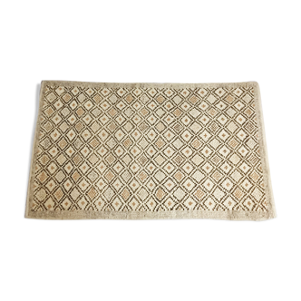 Beni Ouarain carpet in morocco berbere wool 154x95cm
