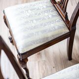 Pair of Vintage Chairs Veneered with Walnut, 1950s