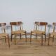 Mid Century Dining Chairs CH23  by Hans J. Wegner for Carl Hansen & Søn, Set of 4