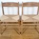 Set of 2 Hans J. Wegner CH36 dining chairs for Carl Hansen & Søn in solid oak
