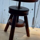 Wooden screw stool