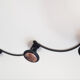 metal and plastic coat racks, vintage, 50s/60s, cloakroom, hook