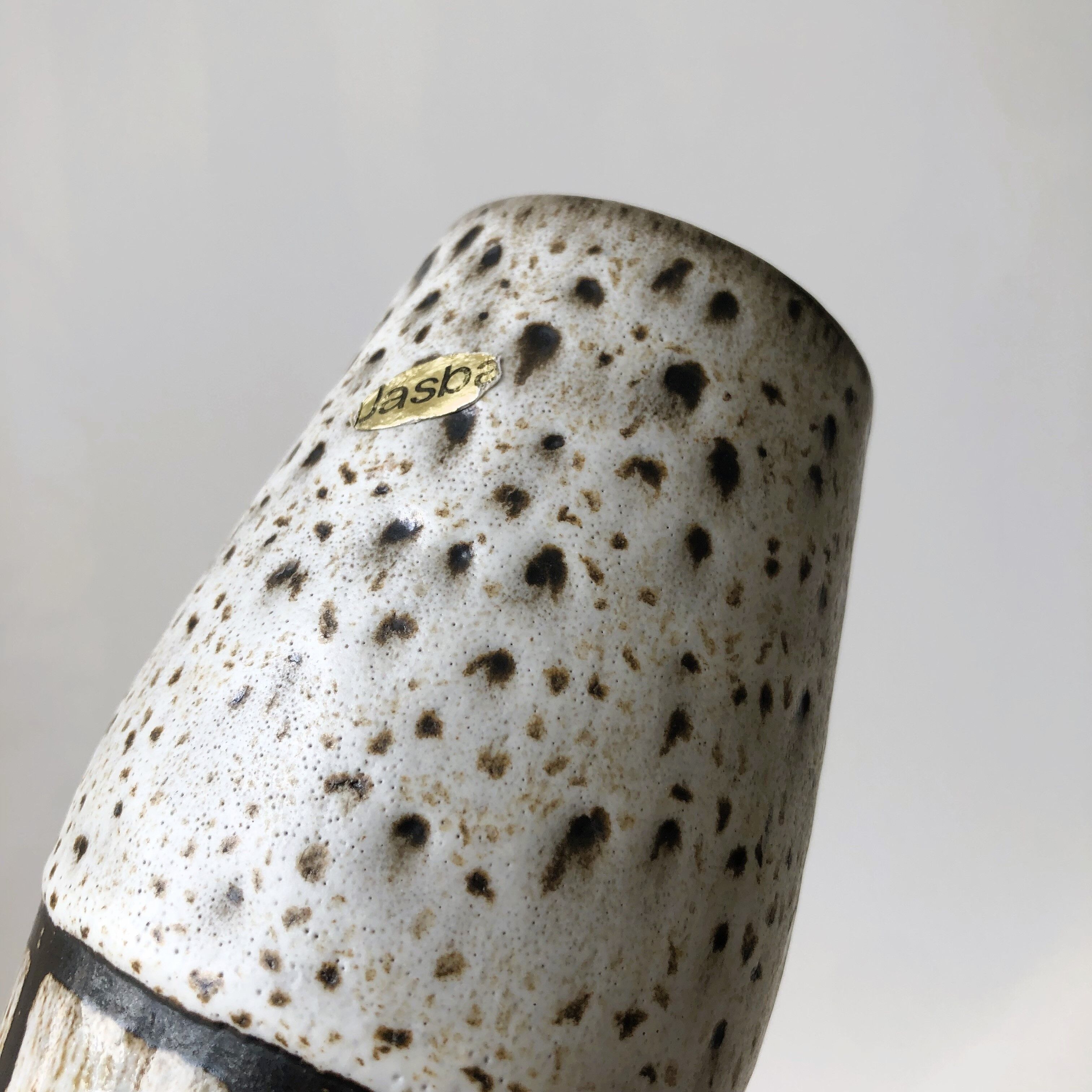 Vase from the "Jasba" collection, from West Germany, mid-century, numbered 173/18.