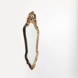 20th Century Baroque style mirror in carved and gilded wood, Belgium