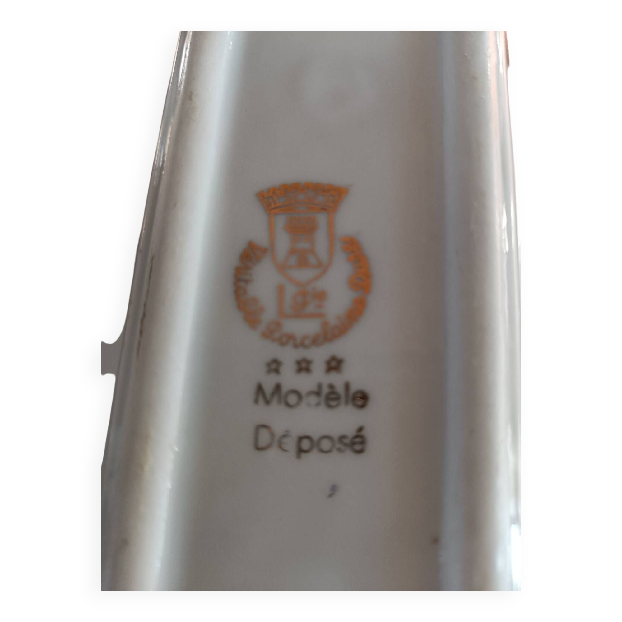 Saucière porcelaine dure
