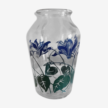 Vase à jacinthe verre - vintage