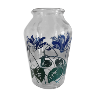 Vase à jacinthe verre - vintage