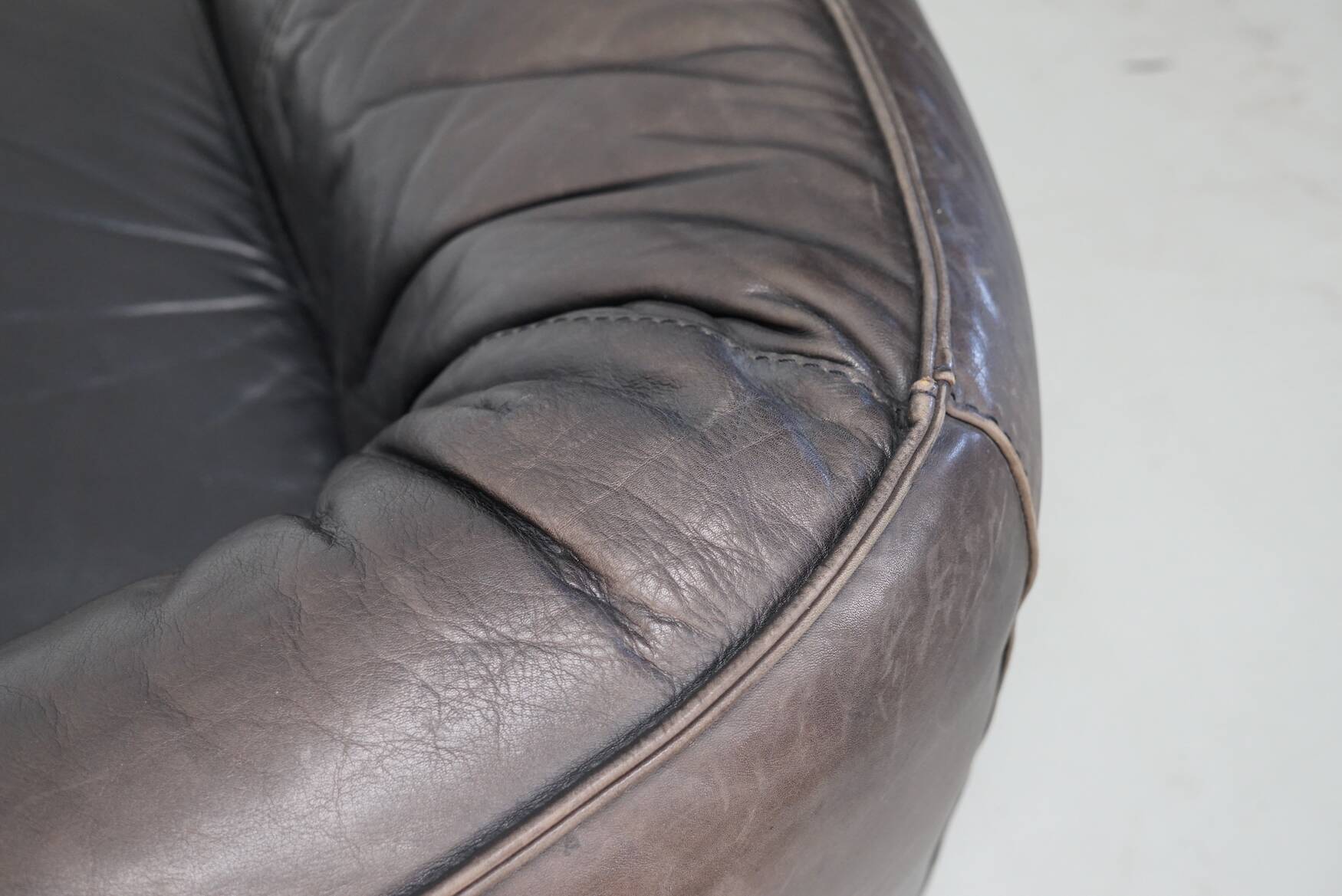 Brown Leather Andes Sofa by Gerard van den Berg for Montis, 1970s