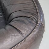 Brown Leather Andes Sofa by Gerard van den Berg for Montis, 1970s
