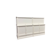 Original Globe Wernicke English Low Bookcase White