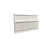 Original Globe Wernicke English Low Bookcase White