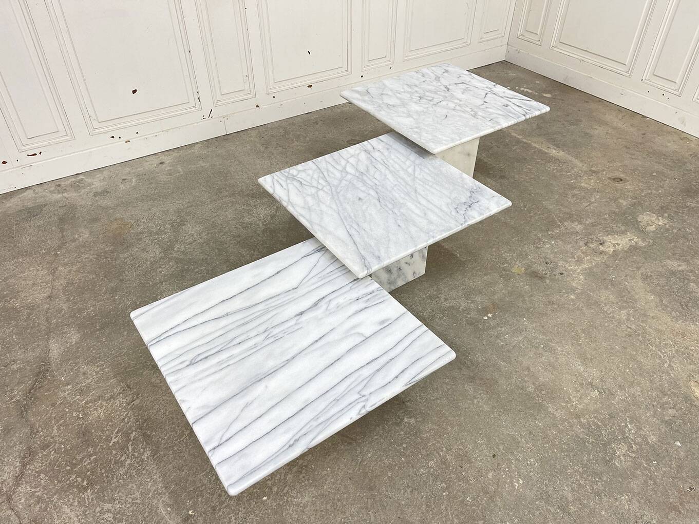 Vintage marble coffee tables