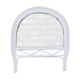 Headboard in bamboo, rattan and wicker