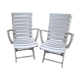Paire de fauteuils de jardin bois