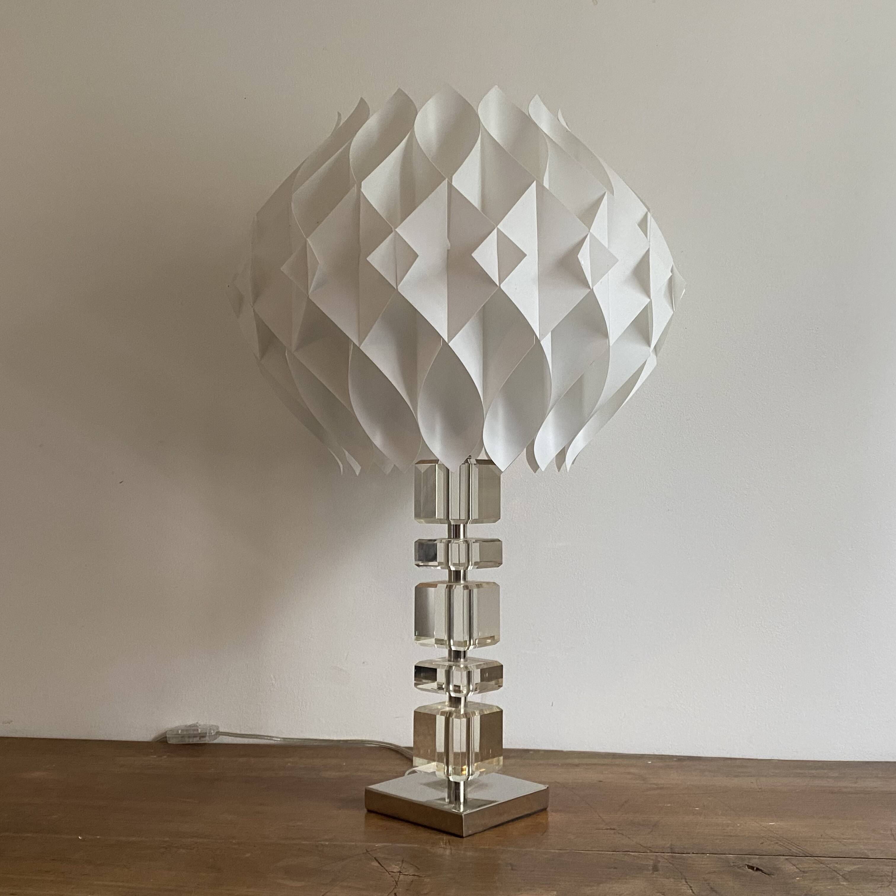 Vintage Butterfly lamp. 1970. Space age.