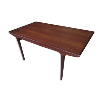 Scandinavian teak table with extensions