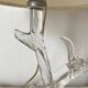 Lamp with crystal base, branch and birds motif, 1960s