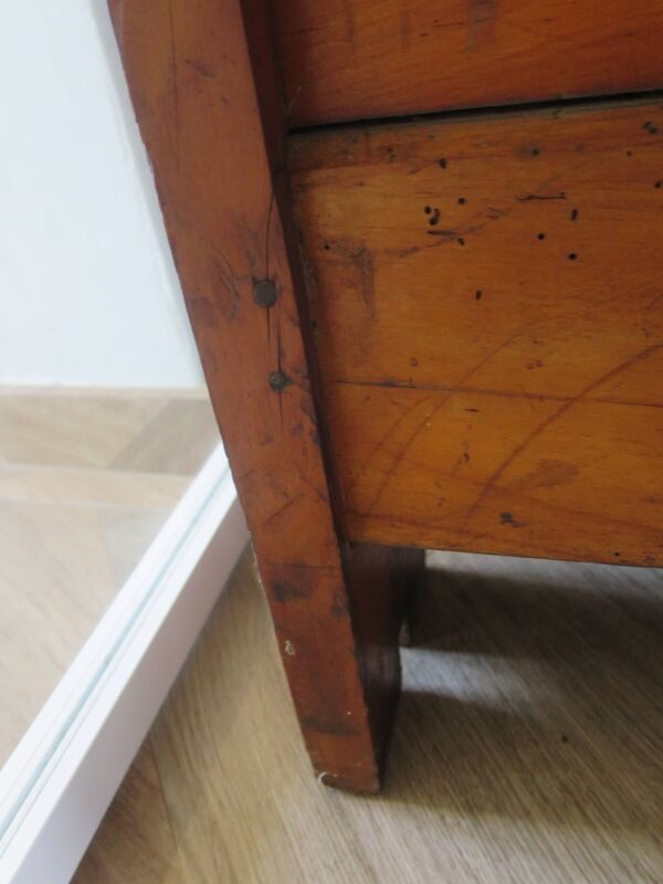 Ancien Banc coffre  - Style Louis Philippe  - Assise coffre – bois Massif