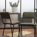 Chaise en métal