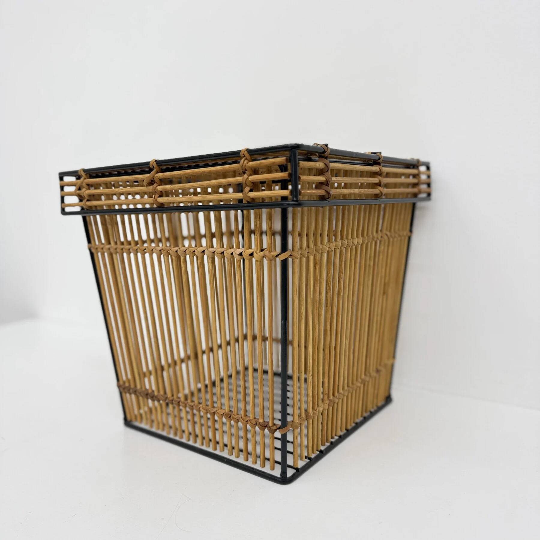 Set of 2 storage baskets by Dirk van Sliedregt for Rohé, Netherlands 1960s