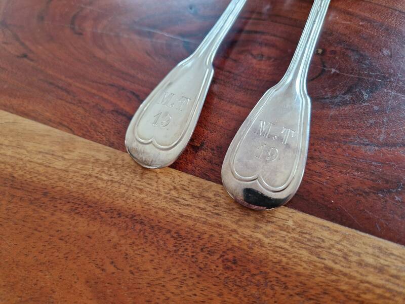 ZD and Co - Chinon model tableware in silver-plated metal